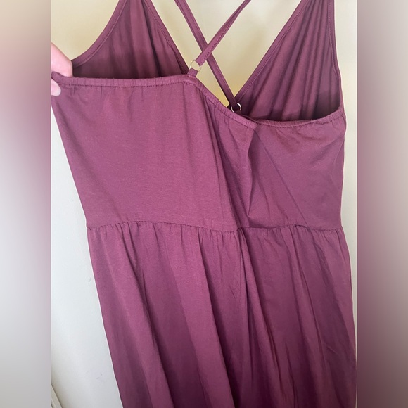 Chic Plum Maxi Dress - Picture 3 of 9